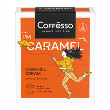 Кофе Молотый Coffesso Caramel Cream в Дрип Пакетах 5шт