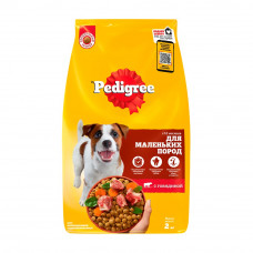 Корм Сухой для Собак Маленьких Пород Pedigree Говядина 2кг