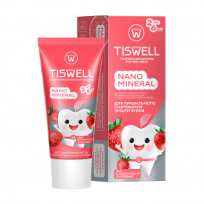 Зубная Паста Tiswell Детская от Кариеса с Фтором 2-6 Лет 60г