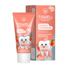 Зубная Паста Tiswell Детская от Кариеса Персик 6-12 Лет 60г