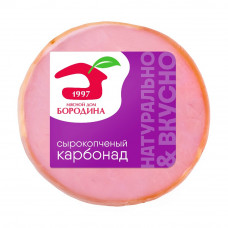 Карбонад Сырокопченый Мясной Дом Бородина 350г Карбонад Сырокопченый Мясной Дом Бородина 350г