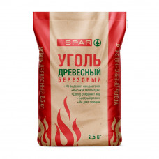 Уголь SPAR Древесный Березовый 2,5кг