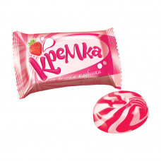 Карамель Кремка со Вкусом Клубники и Сливок Карамель Кремка со Вкусом Клубники и Сливок