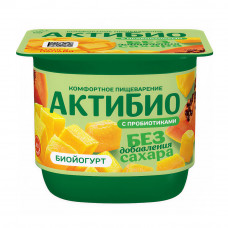 Биойогурт Актибио Манго Папайя 3% 130г