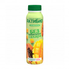Биойогурт Питьевой Актибио без Сахара Манго Папайя 1,5% 260г
