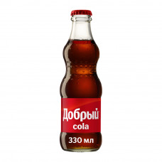 Напиток Добрый Cola 0,33л Стекло Напиток Добрый Cola 0,33л Стекло