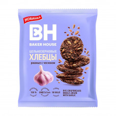 Хлебцы Baker House Ржаные Цельнозерновые с Чесноком 50г
