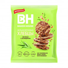 Хлебцы Baker House Овсяные Цельнозерновые с Розмарином 50г