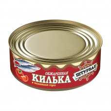 Килька Штурвал Обжаренная в Томатном Соусе 240г