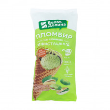 Мороженое Белая Долина Пломбир на Сливках Фисташка 120г