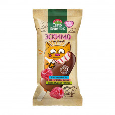 Мороженое Село Зеленое Эскимо с Малиной 80г