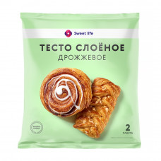Тесто Слоеное Дрожжевое Замороженное 500г Sweet Life