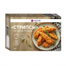 Стрипсы из Филе Грудки 250г Sweet Life