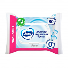 Туалетная Бумага Влажная Zewa Pure 80шт