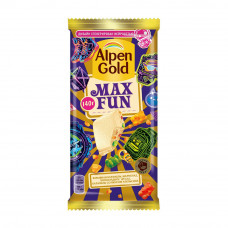 Шоколад Alpen Gold Мux Fun Белый со Вкусом Апельсина 140г