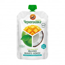 Пюре Черноголовка Яблоко Манго Кокос 85г