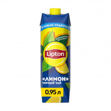 Чай Холодный Lipton Черный Лимон 0,95л