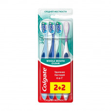 Зубная Щетка Colgate 360 Суперчистота 2+2 Средняя Жесткость