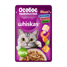 Корм Влажный для Кошек Whiskas Рыба Креветка Овощи 75г