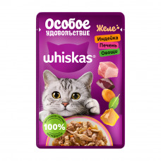 Корм Влажный для Кошек Whiskas Индейка Печень Овощи 75г
