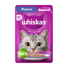 Корм Влажный для Кошек Whiskas Паштет с Форелью 75г