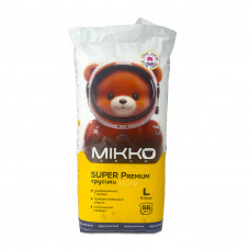 Подгузники-Трусики Mikko Bear Super Premium 9-14кг L 56шт