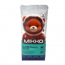 Подгузники-Трусики Mikko Bear Super Premium 6-10кг M 62шт