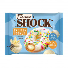 Донат Протеиновый Finesshock с Ванильной Начинкой 70г
