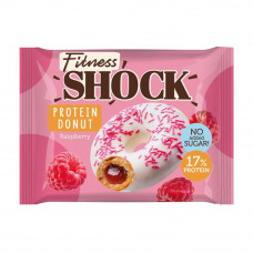 Донат Протеиновый Finesshock с Малиновой Начинкой 70г