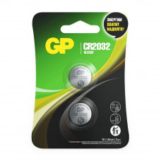 Батарейка Литиевая Дисковая GP Cr2032 2шт