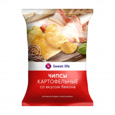Чипсы Картофельные со Вкусом Бекона 120г Sweet Life