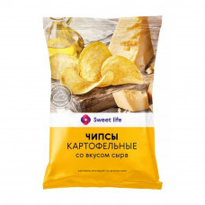 Чипсы Картофельные со Вкусом Сыра 120г Sweet Life