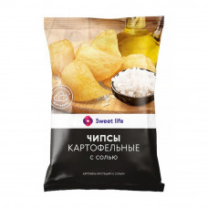 Чипсы Картофельные с Солью 120г Sweet Life