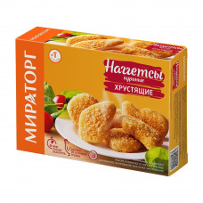 Наггетсы Куриные Мираторг Хрустящие 250г