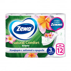 Туалетная Бумага Zewa Comfort Aroma 3 Слоя 12 Рулонов