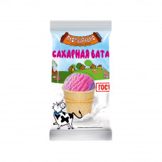 Мороженое Пломбиркино Сахарная Вата Вафельный Стакан 3% 65г