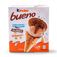 Мороженое Kinder Bueno в Вафельном Конусе 4шт 248г