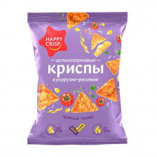 Криспы Кукурузно-Рисовые Happy Crisp Пряный Томат 50г