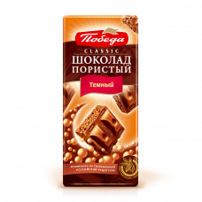 Шоколад Победа Вкуса Classic Темный Пористый 65г