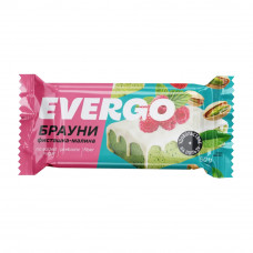 Пирожное Протеиновое Evergo Брауни Фисташка Малина 50г