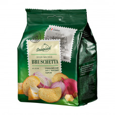 Сухарики Snaqiuck Брускетта со Вкусом Калабрийского Лука 80г