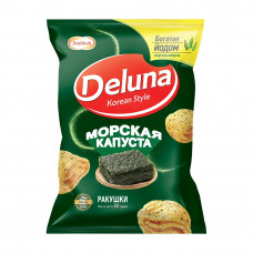 Чипсы Deluna Кукурузные со Вкусом Морской Капусты 60г