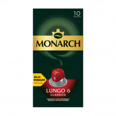 Кофе Молотый Monarch Lungo 6 Classico 10 Капсул