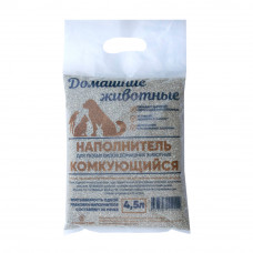 Наполнитель Домашние Животные Комкующийся 4,5л