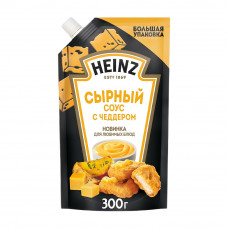 Соус Heinz Сырный с Чеддером 300г дой-пак