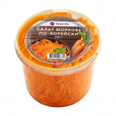 Салат Морковь по-Корейски 800г Sweet Life