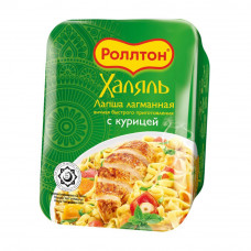 Лапша Лагманная Роллтон с Курицей Халяль 90г