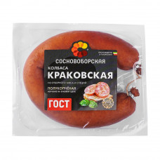 Колбаса Полукопченая Сосновоборская Краковская 400г