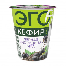 Продукт Кефирный ЭГО Черная Смородина Чиа 2,9% 300г