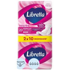 Прокладки Гигиенические Libretta Ультра Нормал Део 20шт